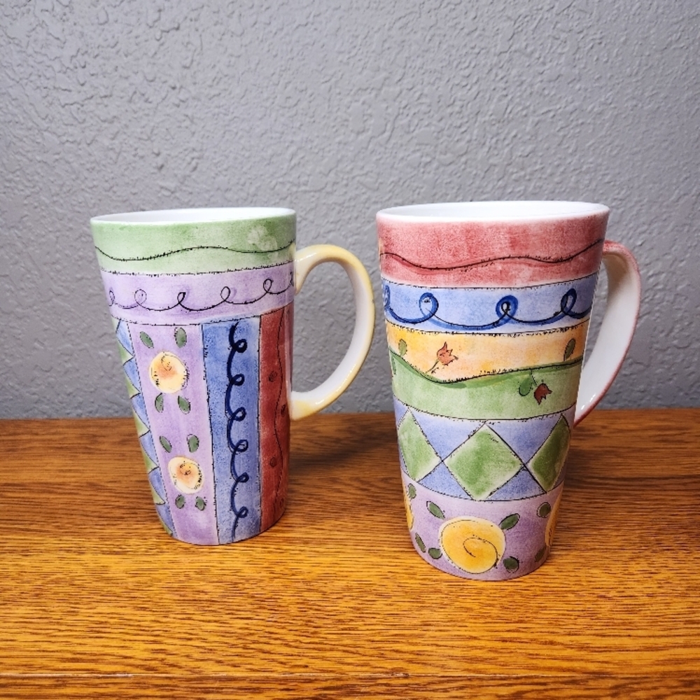 Sango Sweet Shoppe latte mugs Set of 2